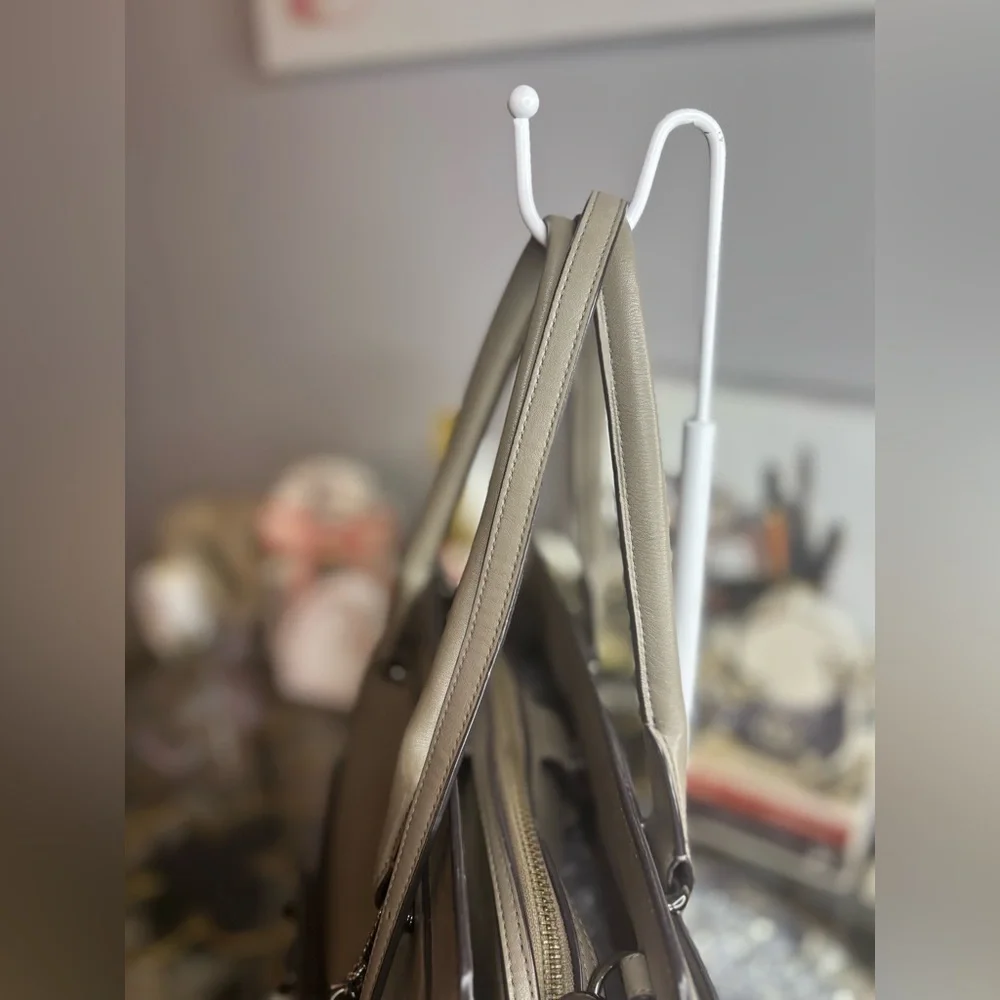 Coach 2015 calf leather Swagger Frame Satchel EUC - Picture 9 of 16